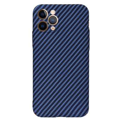 Husa de protectie Techsuit Carbonite FiberShell compatibila cu Apple iPhone 11 Pro , acoperire spate, albastru deschis
