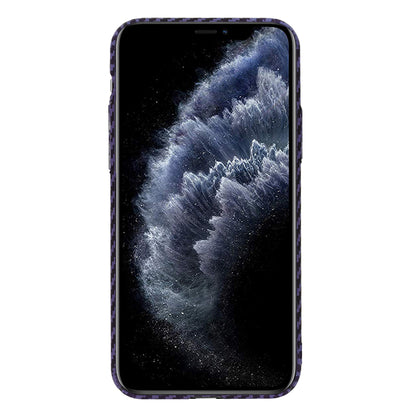 Husa de protectie Techsuit Carbonite FiberShell compatibila cu Apple iPhone 11 Pro , acoperire spate, mov