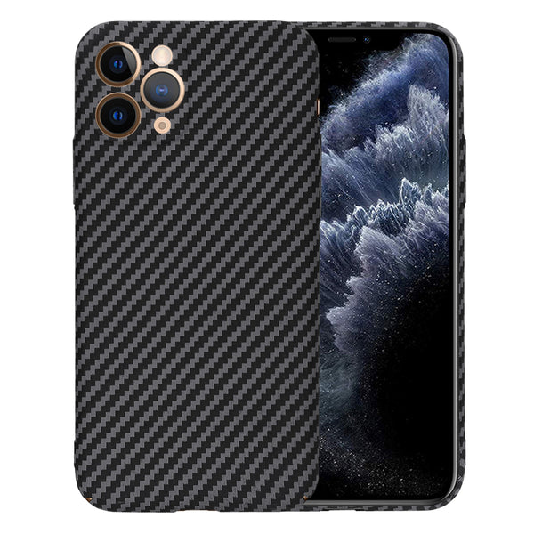 Husa de protectie Techsuit Carbonite FiberShell compatibila cu Apple iPhone 11 Pro , acoperire spate, negru