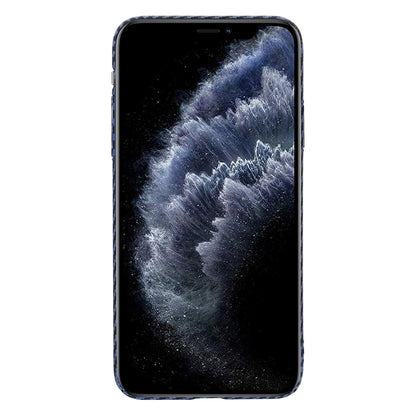 Husa de protectie Techsuit Carbonite FiberShell compatibila cu Apple iPhone 11 Pro Max , acoperire spate, albastru deschis