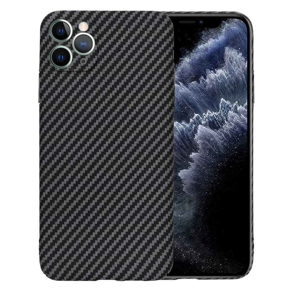 Husa de protectie Techsuit Carbonite FiberShell compatibila cu Apple iPhone 11 Pro Max , acoperire spate, negru