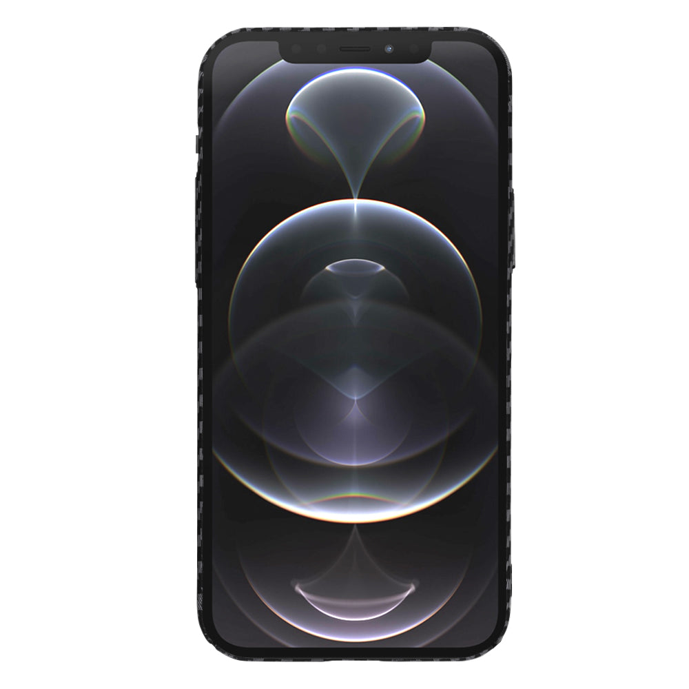 Husa de protectie Techsuit Carbonite FiberShell compatibila cu Apple iPhone 12 Pro , acoperire spate, negru