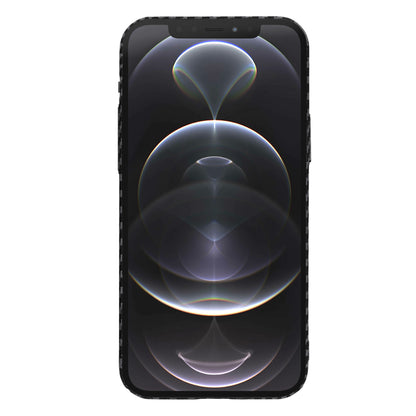 Husa de protectie Techsuit Carbonite FiberShell compatibila cu Apple iPhone 12 Pro , acoperire spate, negru