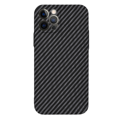 Husa de protectie Techsuit Carbonite FiberShell compatibila cu Apple iPhone 12 Pro , acoperire spate, negru