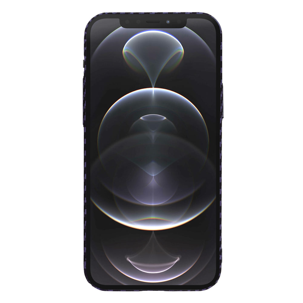 Husa de protectie Techsuit Carbonite FiberShell compatibila cu Apple iPhone 12 Pro , acoperire spate, mov