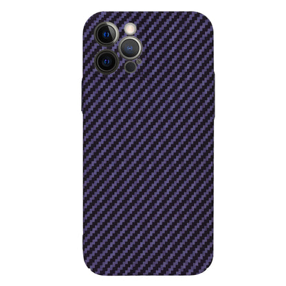 Husa de protectie Techsuit Carbonite FiberShell compatibila cu Apple iPhone 12 Pro , acoperire spate, mov