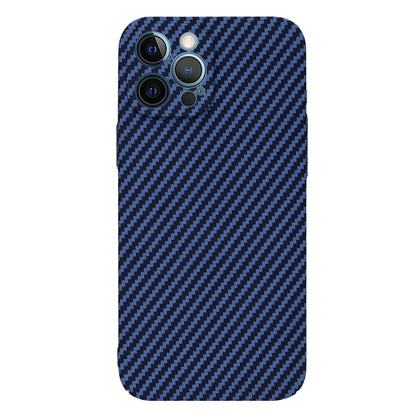 Husa de protectie Techsuit Carbonite FiberShell compatibila cu Apple iPhone 12 Pro Max , acoperire spate, albastru deschis