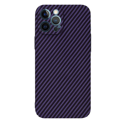 Husa de protectie Techsuit Carbonite FiberShell compatibila cu Apple iPhone 12 Pro Max , acoperire spate, mov