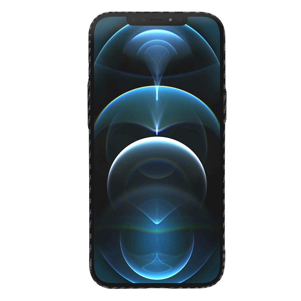 Husa de protectie Techsuit Carbonite FiberShell compatibila cu Apple iPhone 12 Pro Max , acoperire spate, negru
