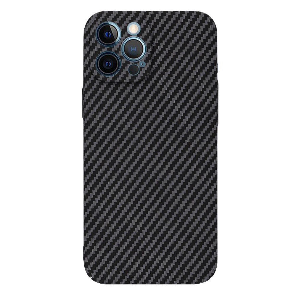 Husa de protectie Techsuit Carbonite FiberShell compatibila cu Apple iPhone 12 Pro Max , acoperire spate, negru