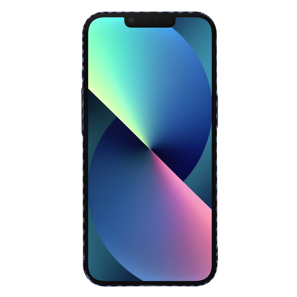 Husa de protectie Techsuit Carbonite FiberShell compatibila cu Apple iPhone 13 , acoperire spate, albastru deschis