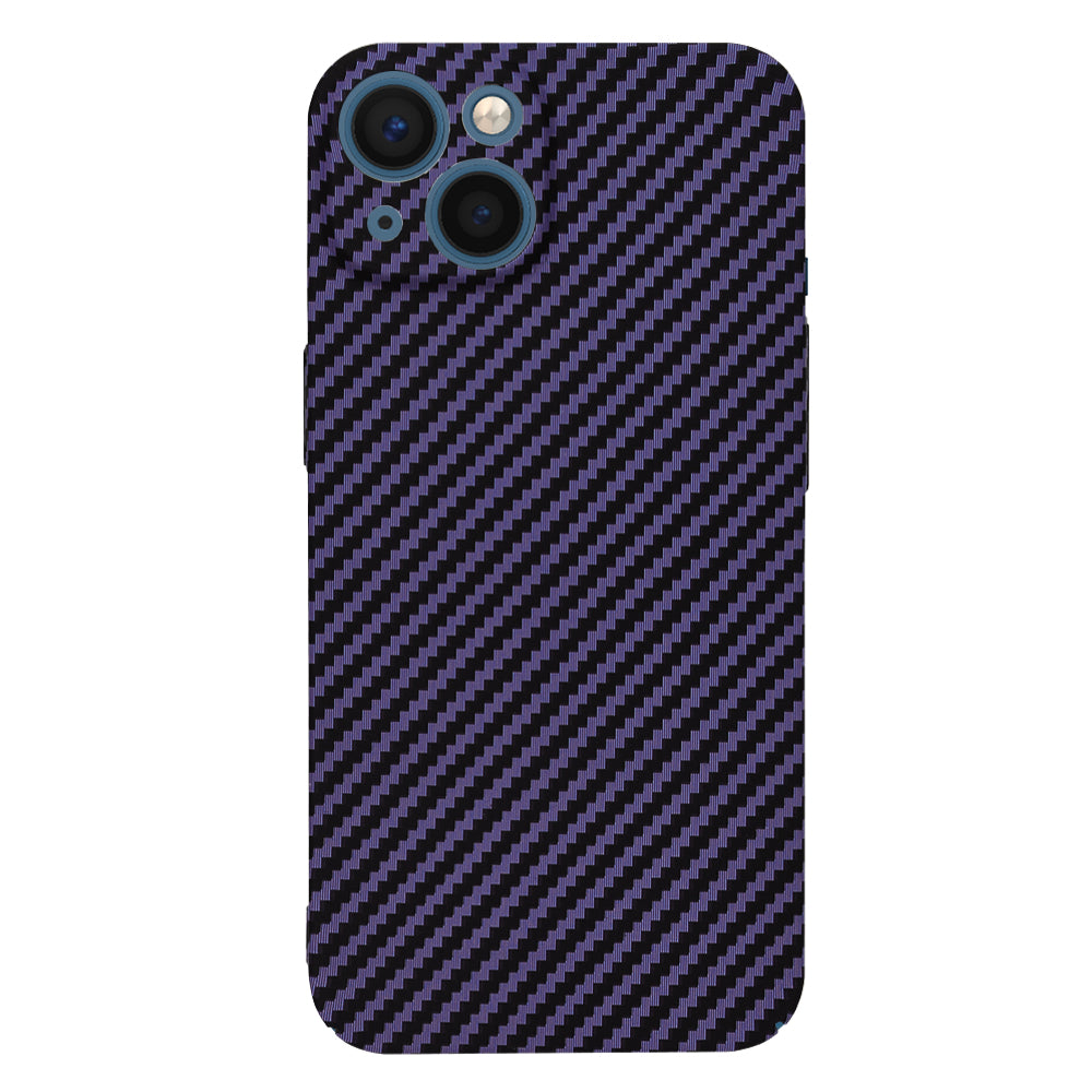 Husa de protectie Techsuit Carbonite FiberShell compatibila cu Apple iPhone 13 , acoperire spate, mov