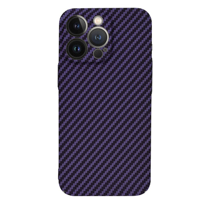 Husa de protectie Techsuit Carbonite FiberShell compatibila cu Apple iPhone 13 Pro , acoperire spate, mov