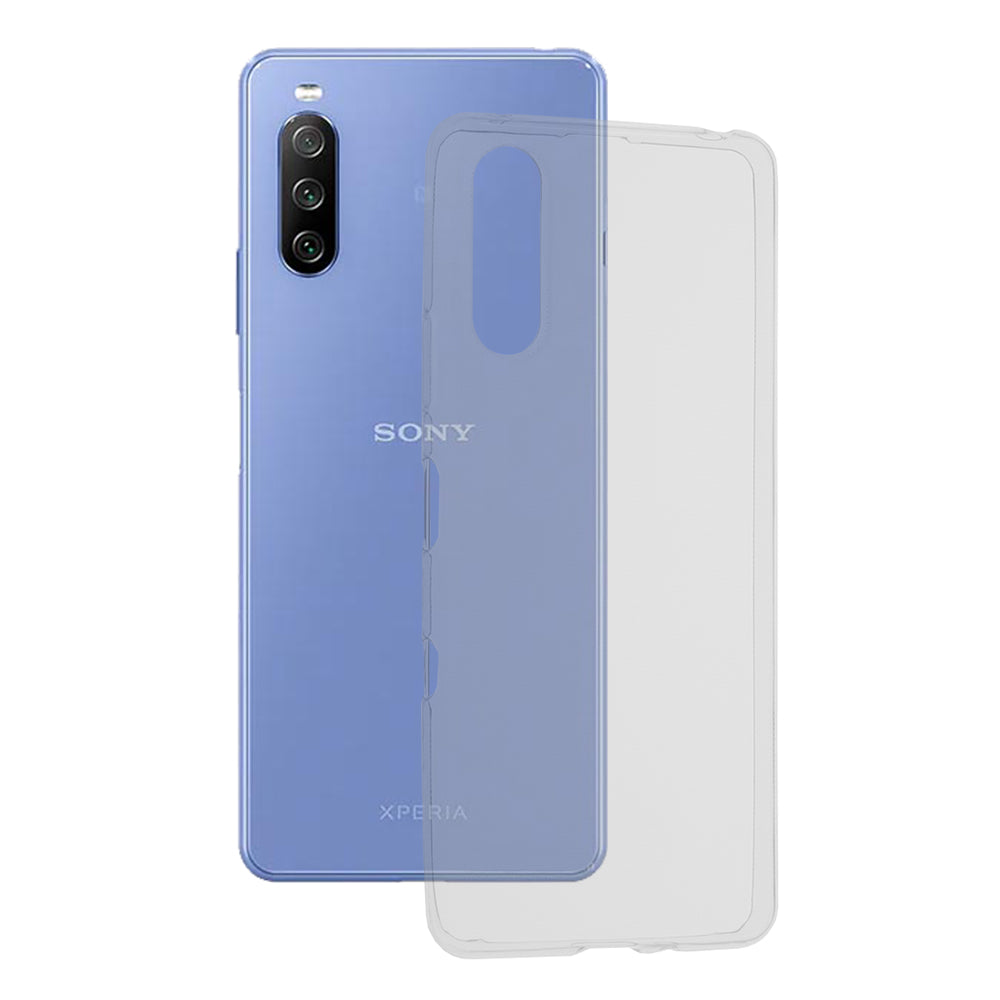 Husa de protectie Techsuit Clear Silicone compatibila cu Sony Xperia 10 III, acoperire spate, transparent