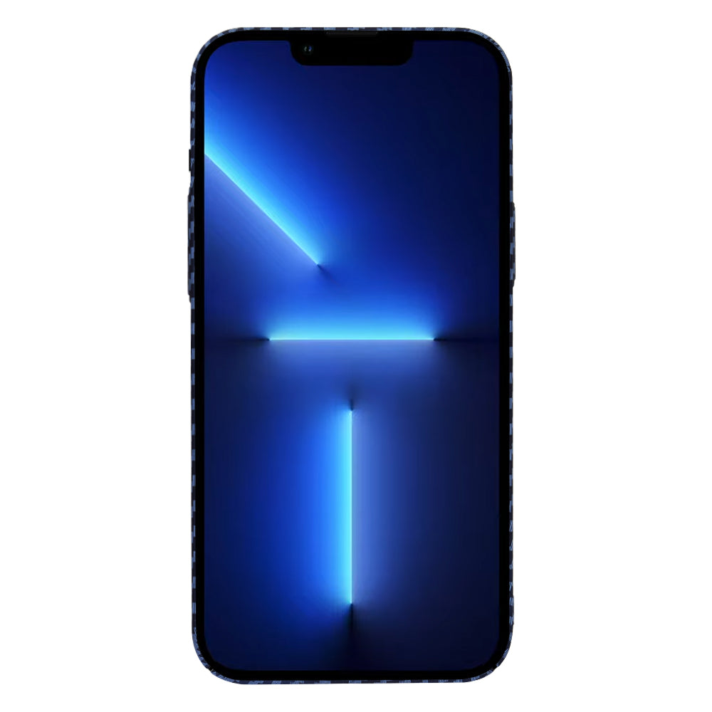 Husa de protectie Techsuit Carbonite FiberShell compatibila cu Apple iPhone 13 Pro Max , acoperire spate, albastru deschis