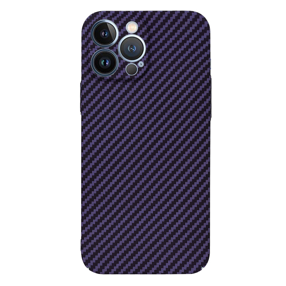 Husa de protectie Techsuit Carbonite FiberShell compatibila cu Apple iPhone 13 Pro Max , acoperire spate, mov
