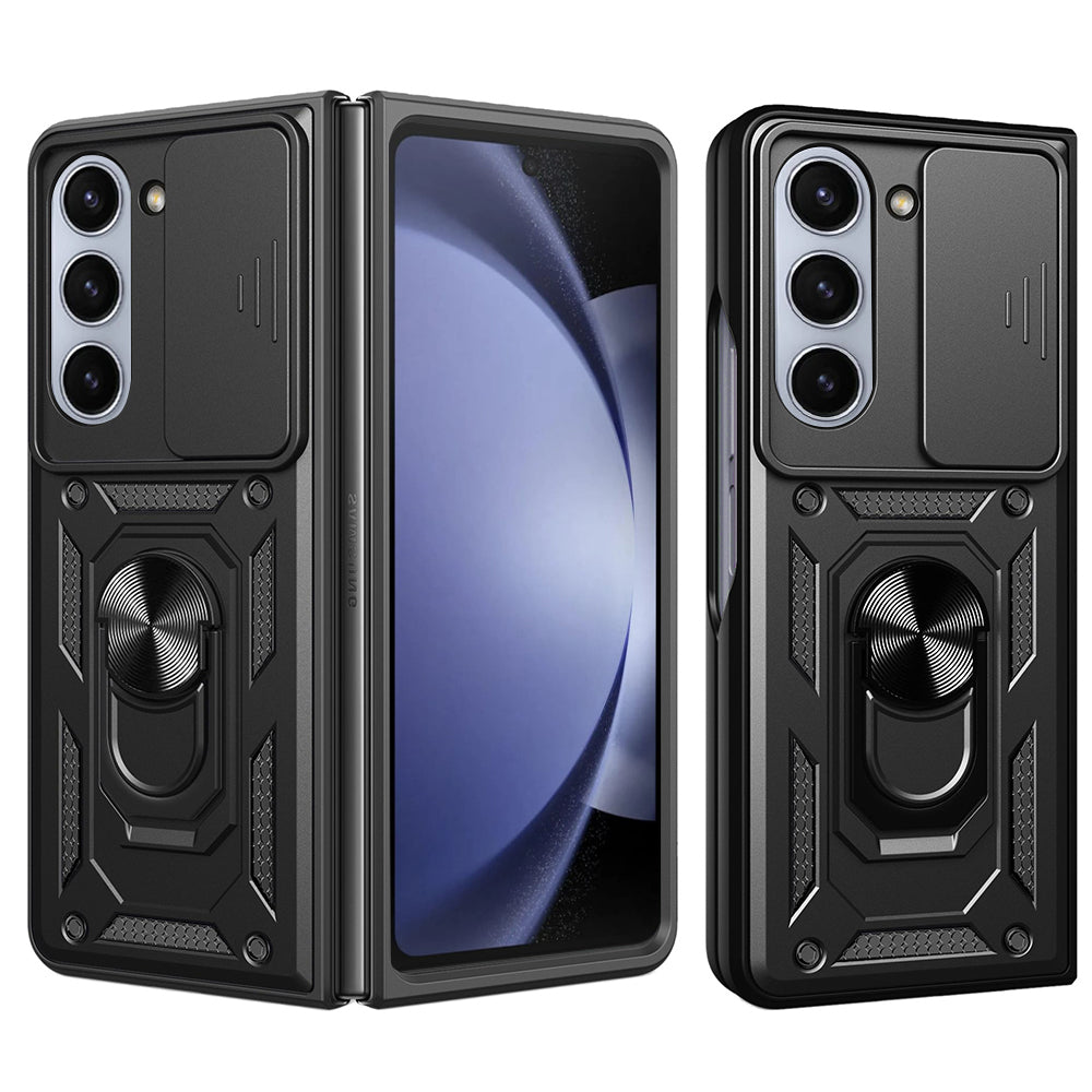 Husa de protectie Techsuit CamShield Series compatibila cu Samsung Galaxy Z Fold6, acoperire spate, negru