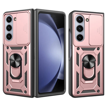 Husa de protectie Techsuit CamShield Series compatibila cu Samsung Galaxy Z Fold6, acoperire spate, rose gold
