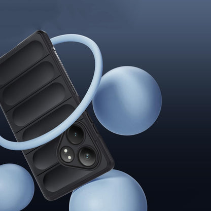 Husa de protectie Techsuit Magic Shield compatibila cu Realme GT 6T, acoperire spate, visiniu