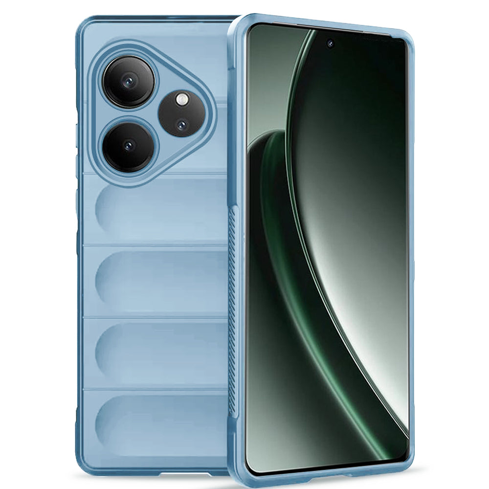 Husa de protectie Techsuit Magic Shield compatibila cu Realme GT 6T, acoperire spate, albastru inchis