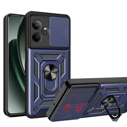 Husa de protectie Techsuit CamShield Series compatibila cu Realme GT 6, acoperire spate, albastru