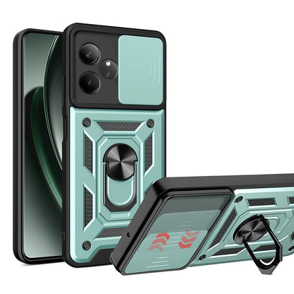 Husa de protectie Techsuit CamShield Series compatibila cu Realme GT 6, acoperire spate, verde