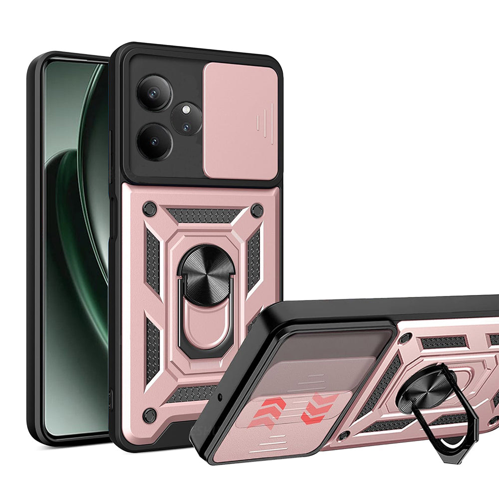 Husa de protectie Techsuit CamShield Series compatibila cu Realme GT 6, acoperire spate, rose gold