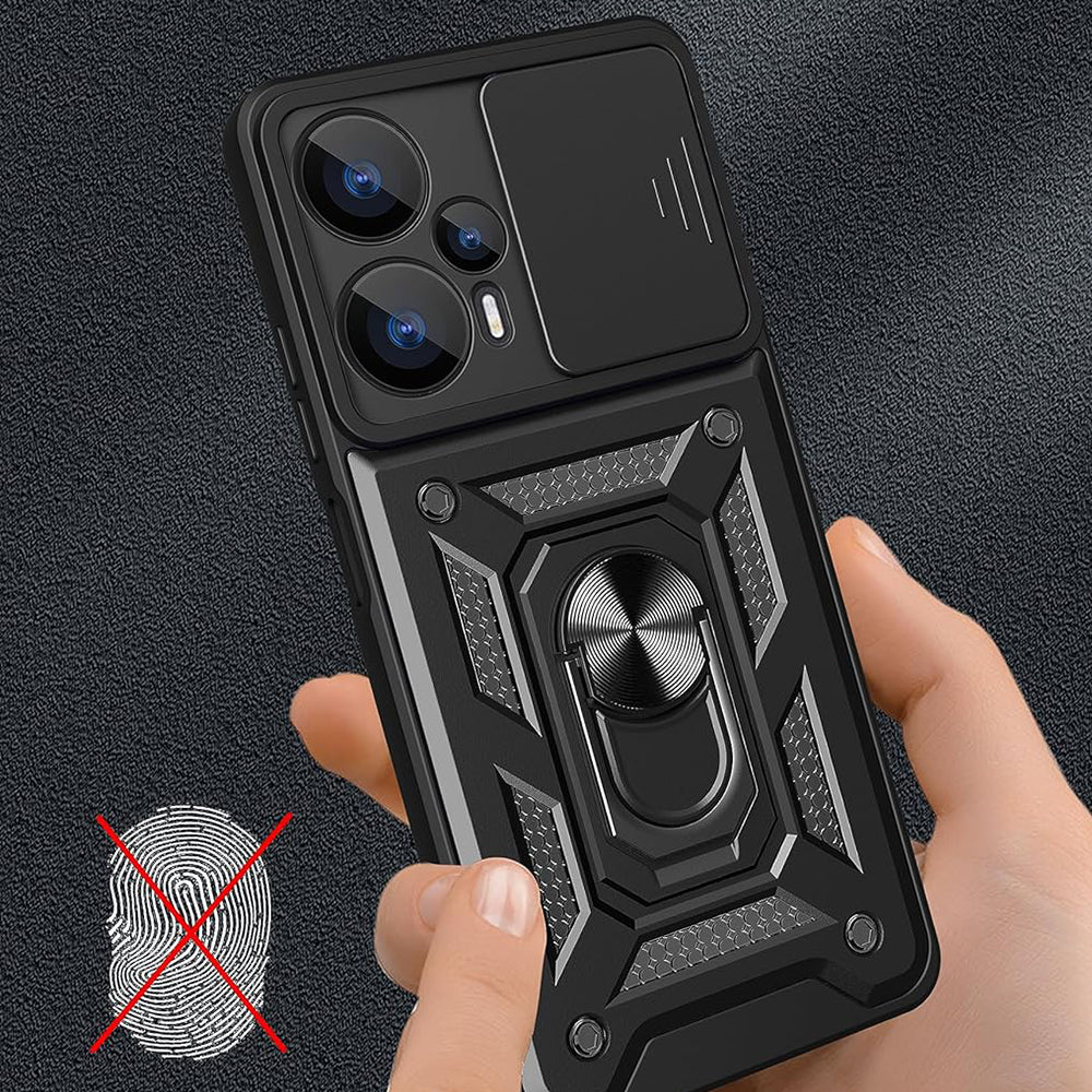 Husa de protectie Techsuit CamShield Series compatibila cu Realme GT 6, acoperire spate, rose gold