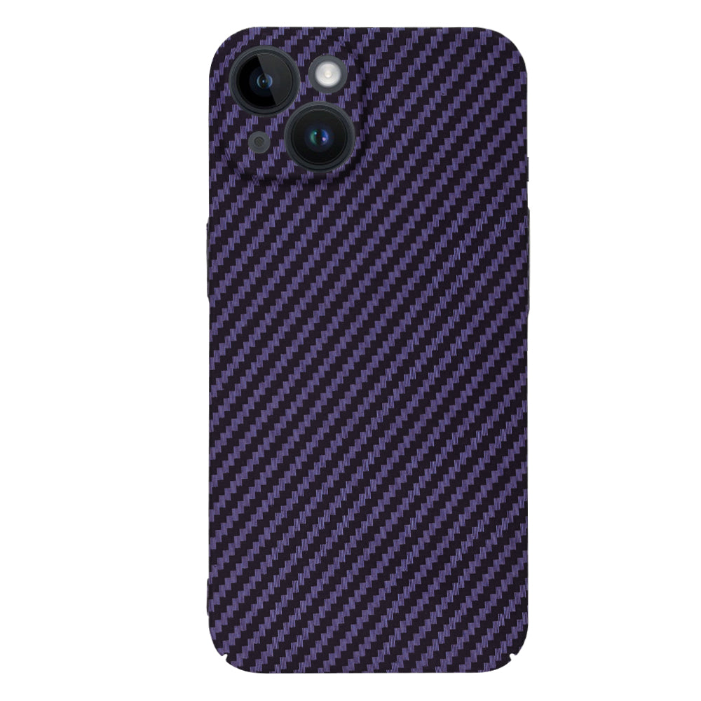 Husa de protectie Techsuit Carbonite FiberShell compatibila cu Apple iPhone 14 , acoperire spate, mov