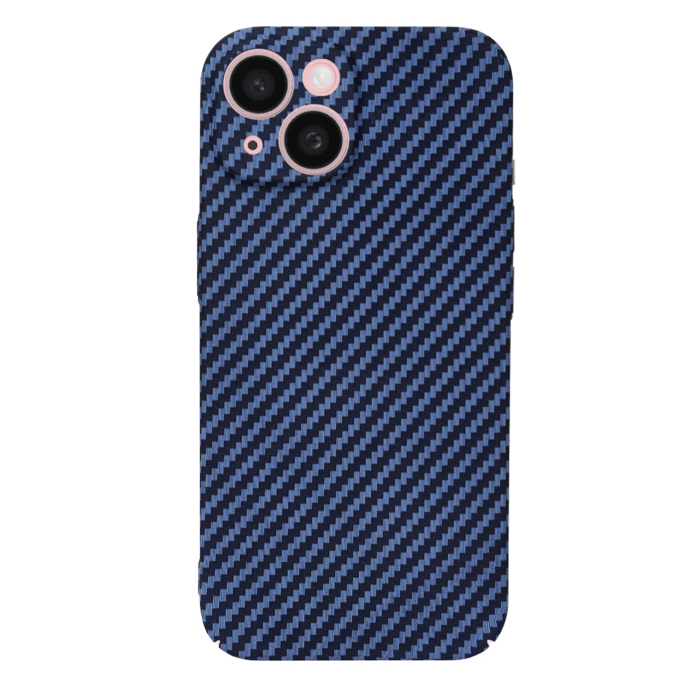 Husa de protectie Techsuit Carbonite FiberShell compatibila cu Apple iPhone 15 , acoperire spate, albastru deschis