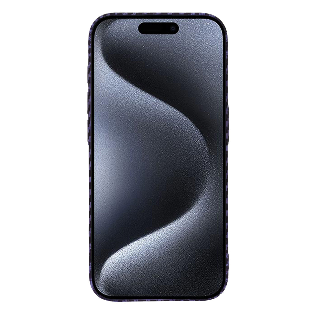 Husa de protectie Techsuit Carbonite FiberShell compatibila cu Apple iPhone 15 Pro , acoperire spate, mov