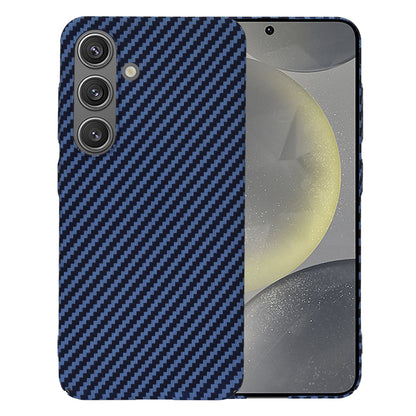 Husa de protectie Techsuit Carbonite FiberShell compatibila cu Samsung Galaxy S24 , acoperire spate, albastru deschis