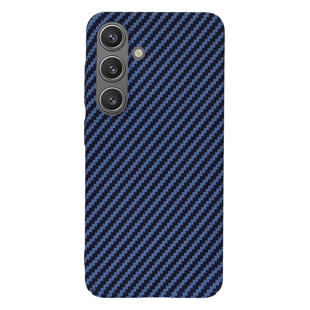 Husa de protectie Techsuit Carbonite FiberShell compatibila cu Samsung Galaxy S24 , acoperire spate, albastru deschis