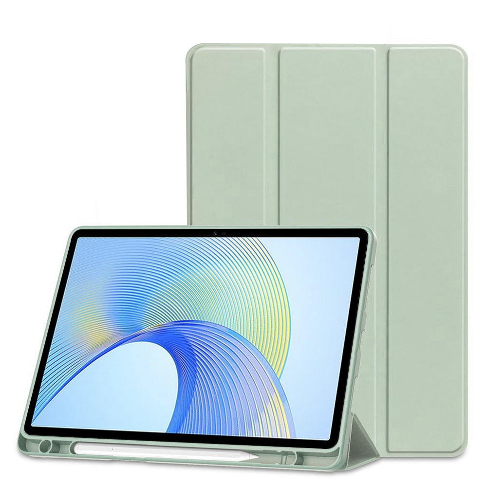 Husa de protectie pentru tableta Techsuit Flex Trifold compatibila cu Honor Pad X9, verde deschis, TPU
