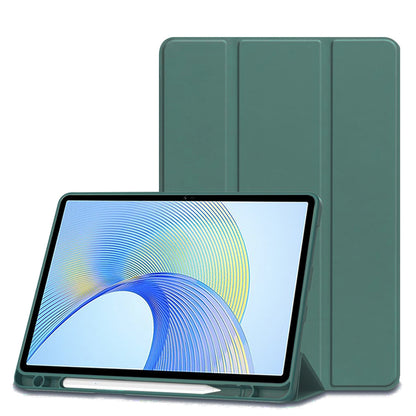 Husa de protectie pentru tableta Techsuit Flex Trifold compatibila cu Honor Pad X8 Pro, verde inchis, TPU