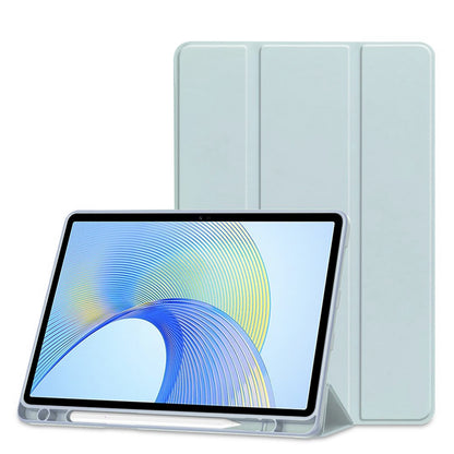 Husa de protectie pentru tableta Techsuit Flex Trifold compatibila cu Honor Pad X9, bleu, TPU