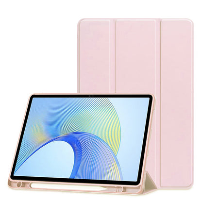 Husa de protectie pentru tableta Techsuit Flex Trifold compatibila cu Honor Pad X8 Pro, roz, TPU
