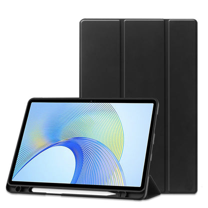 Husa de protectie pentru tableta Techsuit Flex Trifold compatibila cu Honor Pad X9, negru, TPU