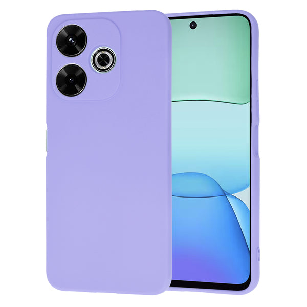 Husa de protectie Techsuit SoftFlex compatibila cu Xiaomi Poco M6 4G, acoperire spate, violet