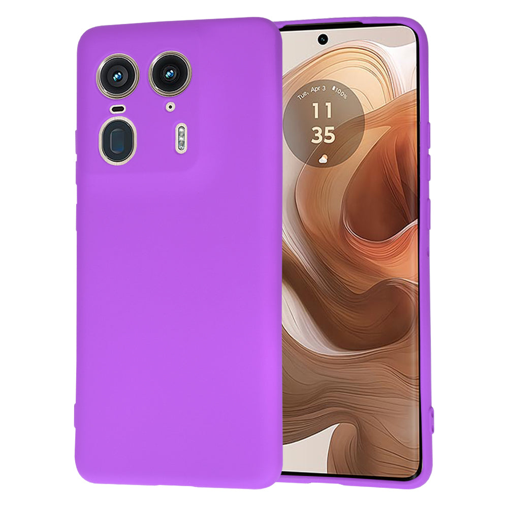 Husa de protectie Techsuit SoftFlex compatibila cu Motorola Edge 50 Ultra, acoperire spate, mov