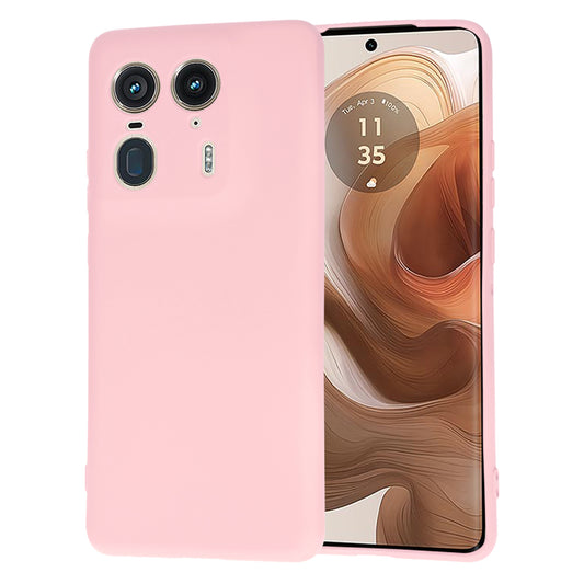 Husa de protectie Techsuit SoftFlex compatibila cu Motorola Edge 50 Ultra, acoperire spate, roz deschis