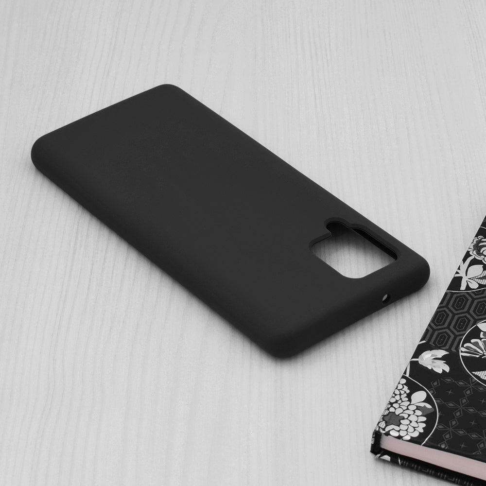 Husa de protectie Techsuit Soft Edge Silicone compatibila cu Samsung Galaxy A42 5G, acoperire spate, negru