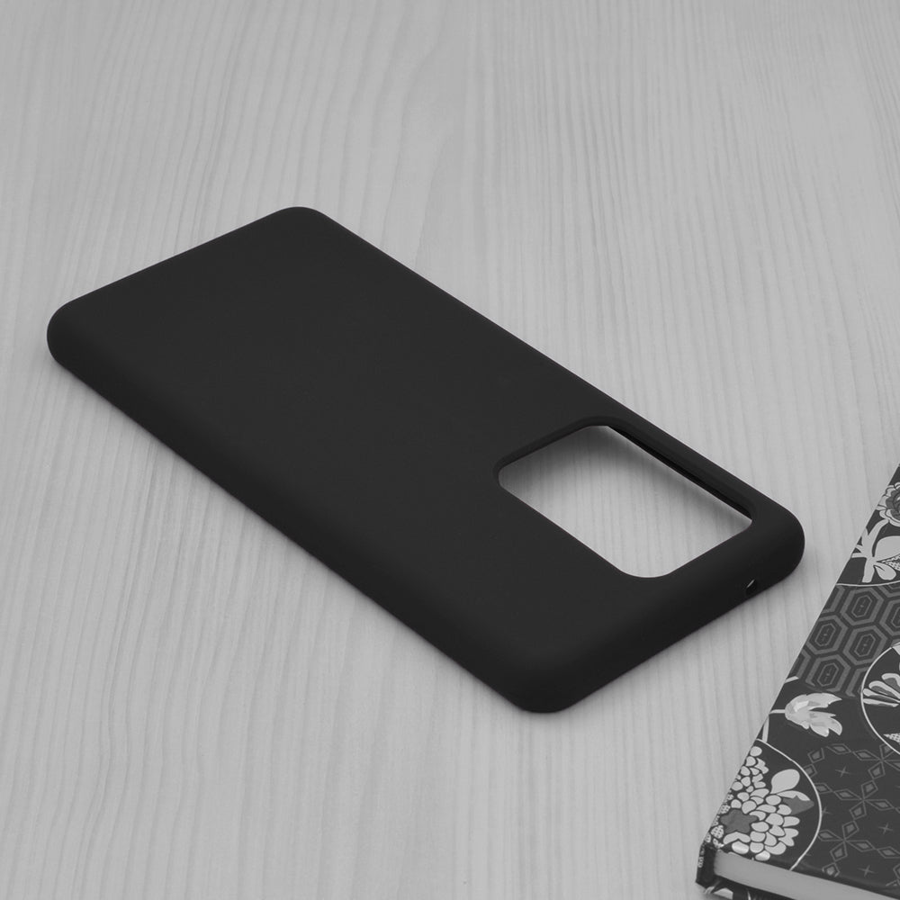 Husa de protectie Techsuit Soft Edge Silicone compatibila cu Samsung Galaxy S20 Ultra 5G, acoperire spate, negru