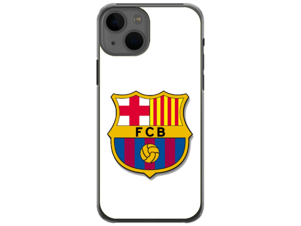 Husa Silicon HQCover compatibila cu Apple iPhone 13, model Fotbal FCB, rezistenta la socuri si zgarieturi, SP1M00001