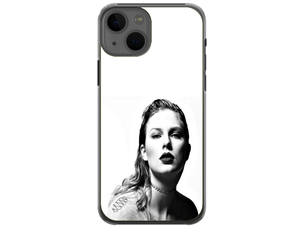 Husa Silicon HQCover compatibila cu Apple iPhone 13, model Taylor Swift v1, rezistenta la socuri si zgarieturi, SP1M00016