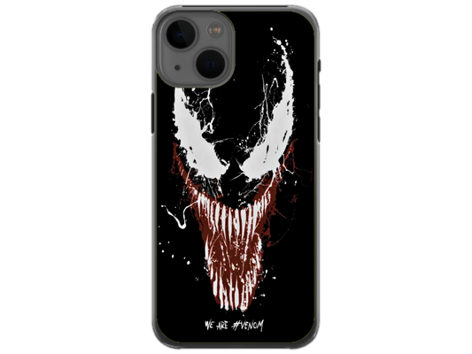 Husa Silicon HQCover compatibila cu Apple iPhone 14, model Venom v1, rezistenta la socuri si zgarieturi, SP1M00024