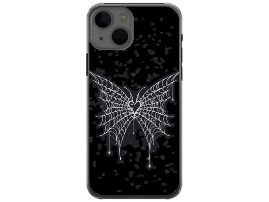 Husa Silicon HQCover compatibila cu Apple iPhone 13 Mini, model Butterfly, rezistenta la socuri si zgarieturi, SP1M00038