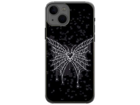 Husa Silicon HQCover compatibila cu Apple iPhone 13 Mini, model Butterfly, rezistenta la socuri si zgarieturi, SP1M00038