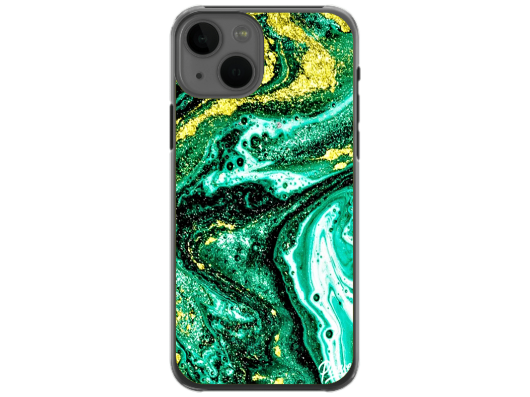 Husa Silicon HQCover compatibila cu Apple iPhone 14 Plus, model Explozie de culori v4, rezistenta la socuri si zgarieturi, SP1M00045