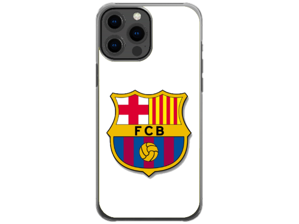 Husa Silicon HQCover compatibila cu Apple iPhone 13 Pro Max, model Fotbal FCB, rezistenta la socuri si zgarieturi, SP1M00001